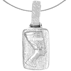 10K, 14K or 18K Gold Nefertiti Pendant