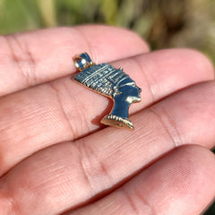 14K or 18K Gold Nefertiti Pendant