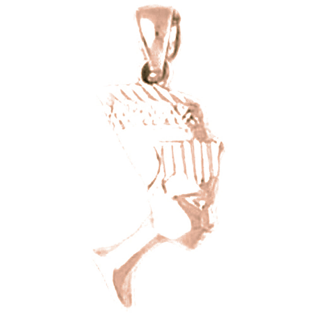 14K or 18K Gold Nefertiti Pendant