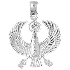14K or 18K Gold Egyptian Bird Pendant