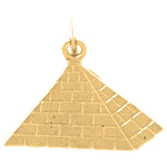 14K or 18K Gold Pyramid Pendant