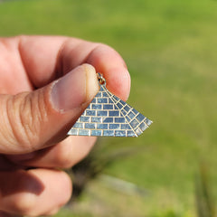 14K or 18K Gold Pyramid Pendant