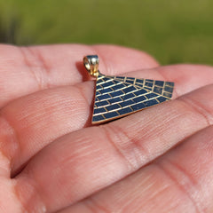 Colgante Pirámide de Oro de 14K o 18K