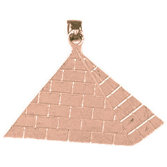 14K or 18K Gold Pyramid Pendant