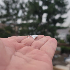 Colgante Pirámide de Oro de 14K o 18K