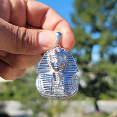 10K, 14K or 18K Gold King Tut Pendant