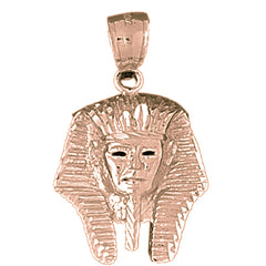 10K, 14K or 18K Gold King Tut Pendant