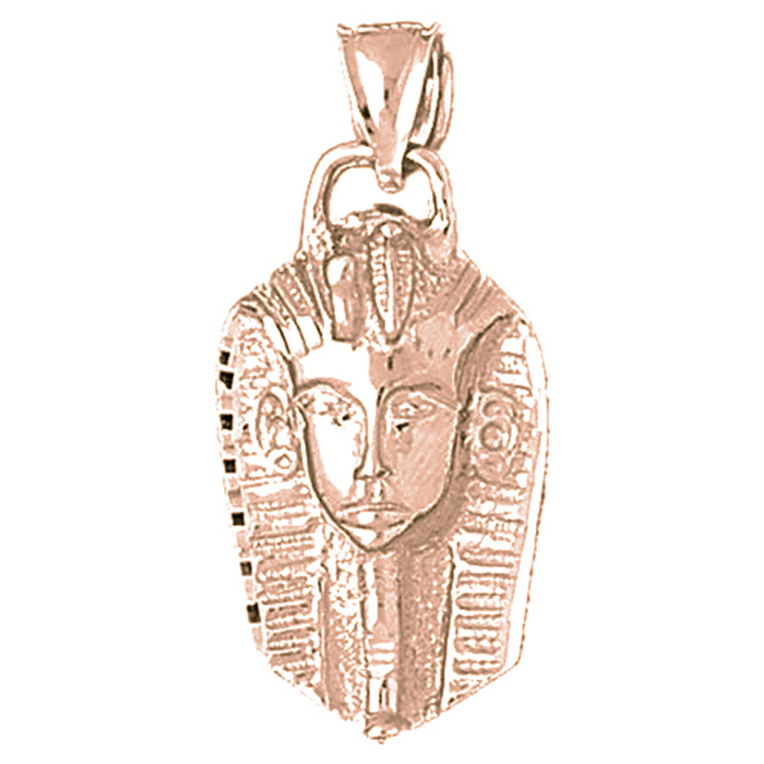 10K, 14K or 18K Gold King Tut Pendant