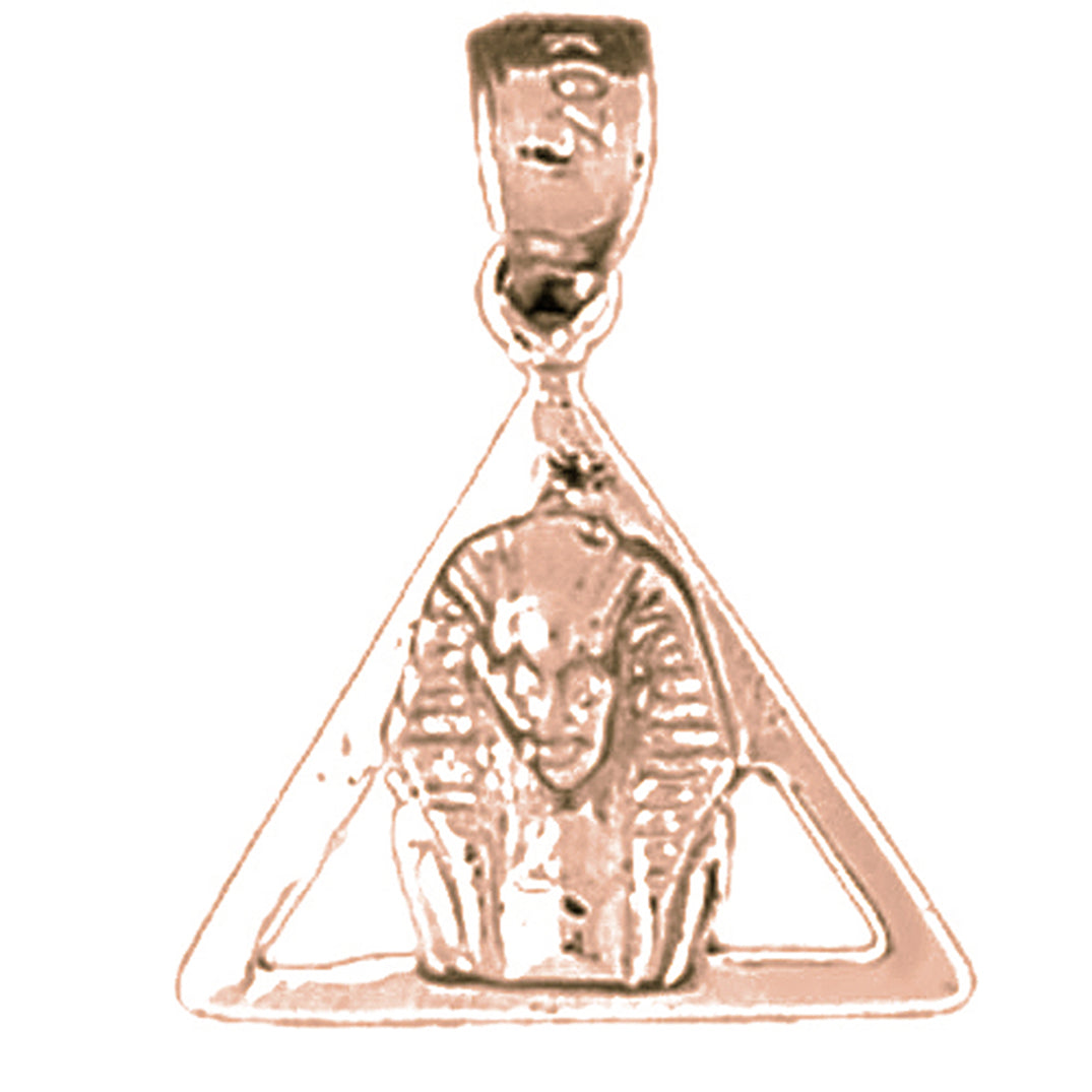 14K or 18K Gold King Tut Pendant