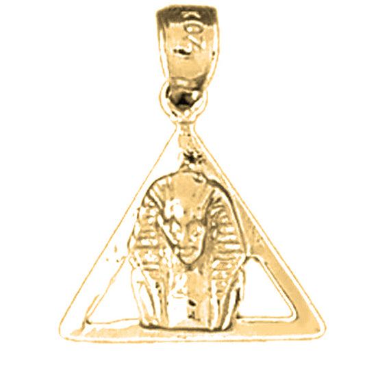 14K or 18K Gold King Tut Pendant