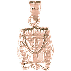 14K or 18K Gold King Tut Pendant