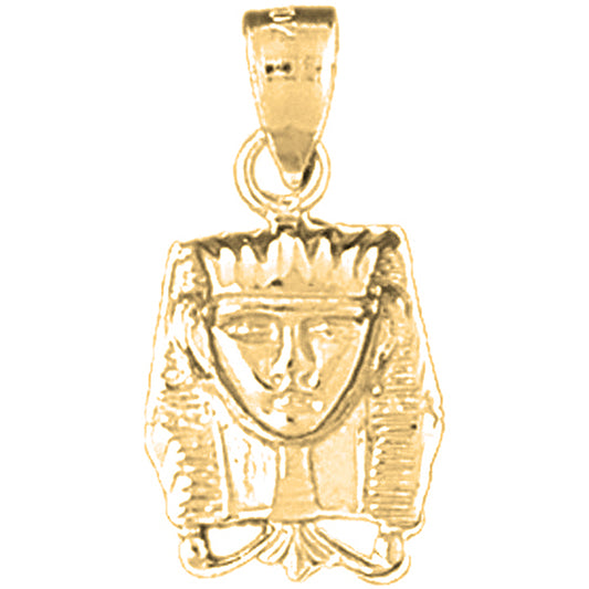 14K or 18K Gold King Tut Pendant