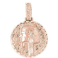 10K, 14K or 18K Gold King Tut Pendant