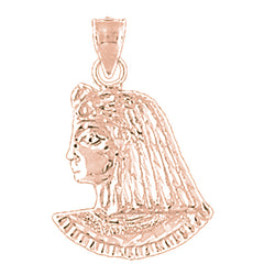 14K or 18K Gold King Tut Pendant