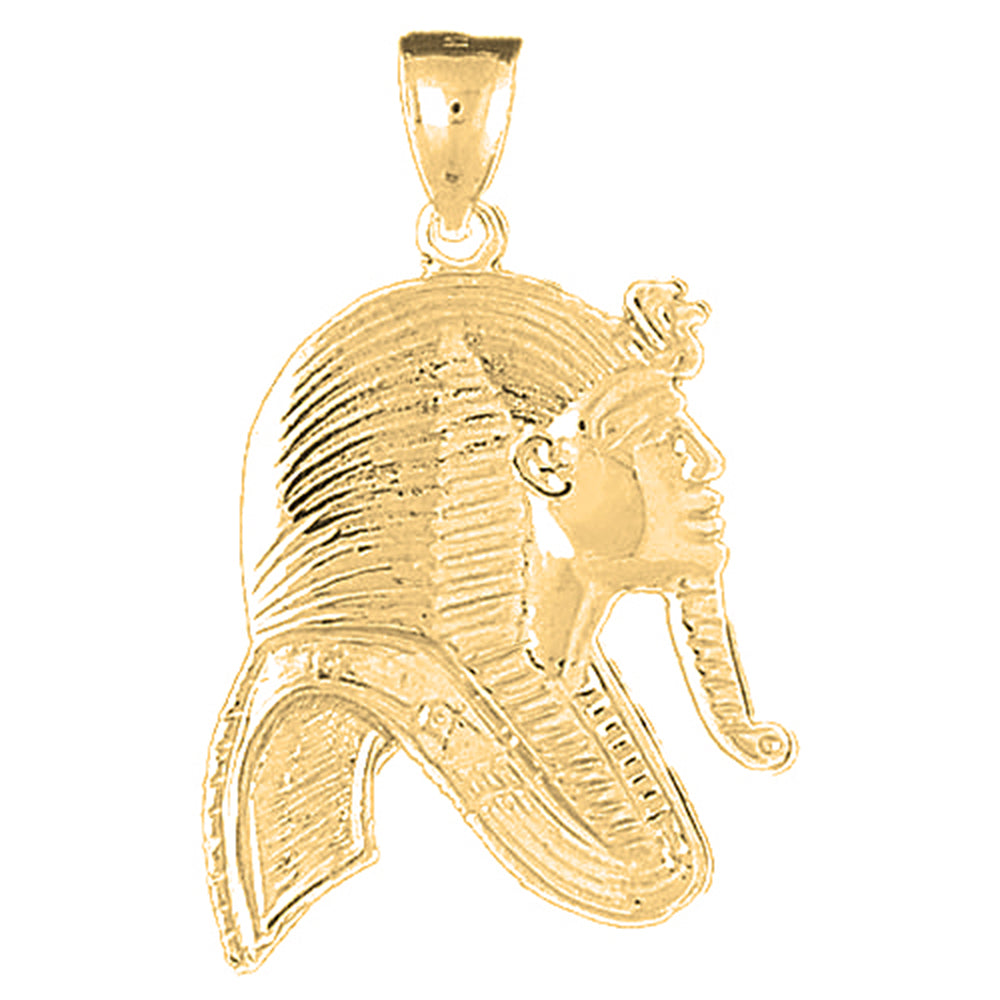 10K, 14K or 18K Gold King Tut Pendant
