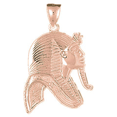 10K, 14K or 18K Gold King Tut Pendant