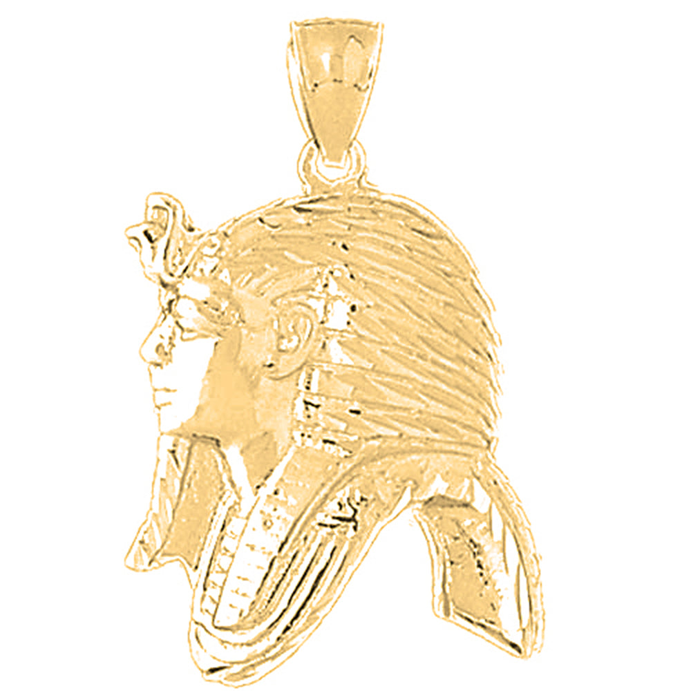 10K, 14K or 18K Gold King Tut Pendant