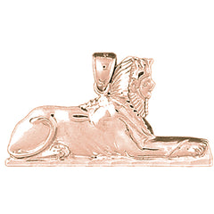 10K, 14K or 18K Gold Sphinx Pendant