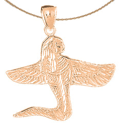 Colgante Esfinge de Oro de 10K, 14K o 18K