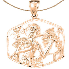 10K, 14K or 18K Gold Egyptian Pendant