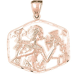 10K, 14K or 18K Gold Egyptian Pendant