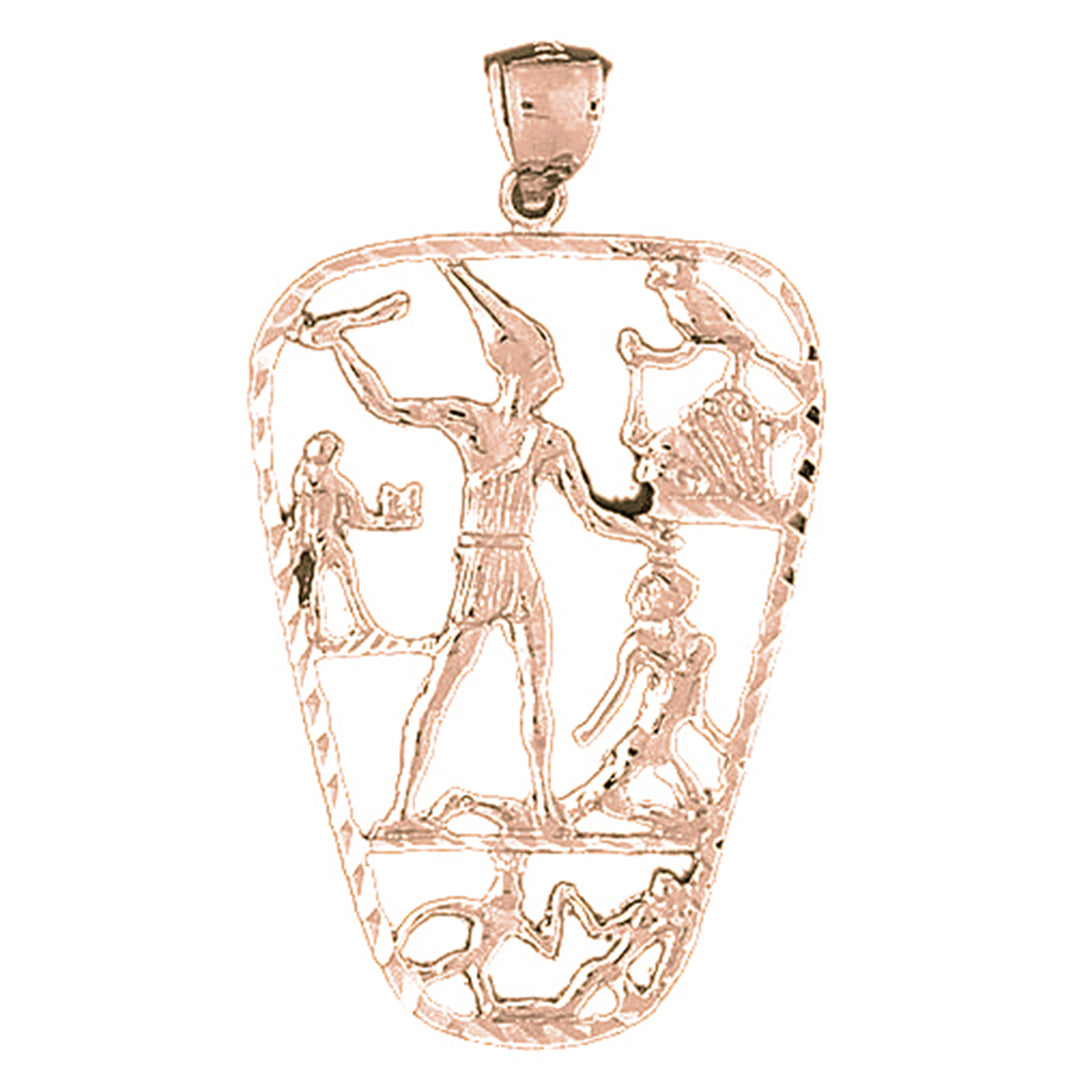 10K, 14K or 18K Gold Egyptian Pendant