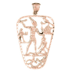 10K, 14K or 18K Gold Egyptian Pendant