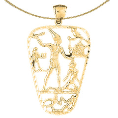 Ägyptischer Anhänger aus 10 Karat, 14 Karat oder 18 Karat Gold