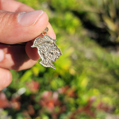 10K, 14K or 18K Gold Knight's Helmet Pendant