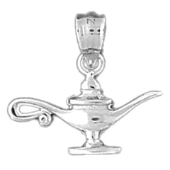 14K or 18K Gold Genie Lamp Pendant