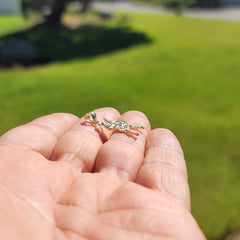 Colgante Caballero con Espada y Escudo de Oro de 14K o 18K