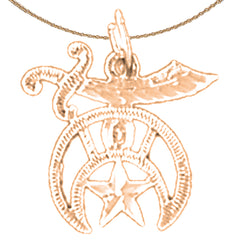 14K oder 18K Gold Schwert Anhänger