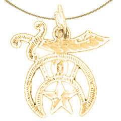 14K oder 18K Gold Schwert Anhänger