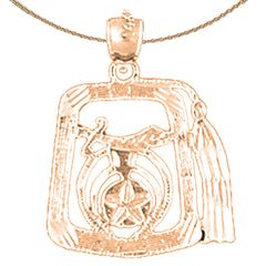 14K oder 18K Gold Schwert Anhänger