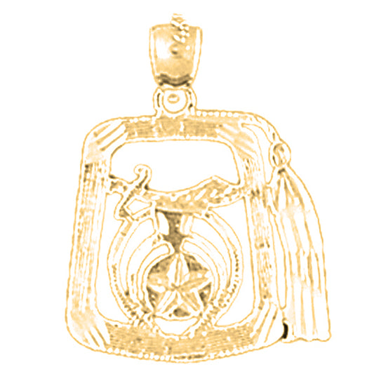 14K or 18K Gold Sword Pendant