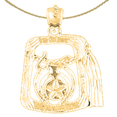 14K oder 18K Gold Schwert Anhänger