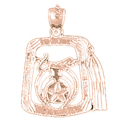 14K or 18K Gold Sword Pendant