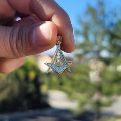 10K, 14K oder 18K Gold Anhänger der amerikanischen Freimaurerei