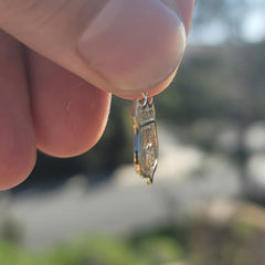 Colgante de oro de 14 quilates o 18 quilates de la Ruta 66 de EE. UU.