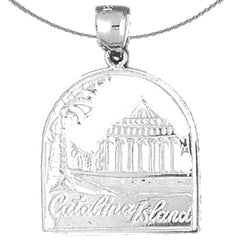 Colgante Isla Catalina de Oro de 10K, 14K o 18K