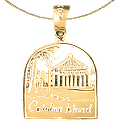 Colgante Isla Catalina de Oro de 14K o 18K