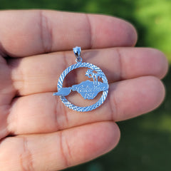 Colgante Isla Catalina de Oro de 10K, 14K o 18K