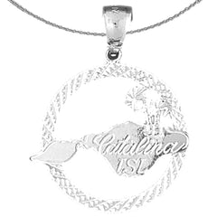 Colgante Isla Catalina de Oro de 10K, 14K o 18K