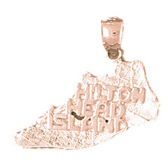 14K or 18K Gold Hilton Head Island Pendant