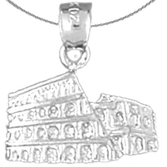 14K or 18K Gold Coliseum Pendant