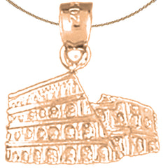 14K or 18K Gold Coliseum Pendant