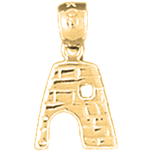 14K or 18K Gold St. Croix Sugar Mills Pendant