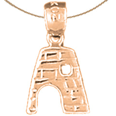 14K oder 18K Gold St. Croix Sugar Mills Anhänger