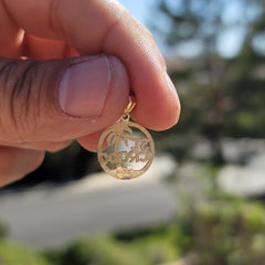 14K oder 18K Gold St. Croix Anhänger