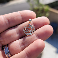 14K oder 18K Gold St. Croix Anhänger